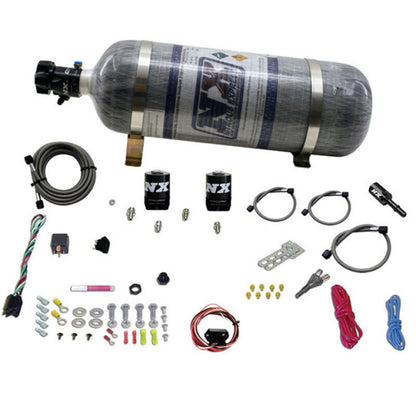 Nitrous Express Dodge Hemi/SRT8 Single Nozzle Fly By Wire Nitrous Kit (35-150HP) w/Composite Bottle