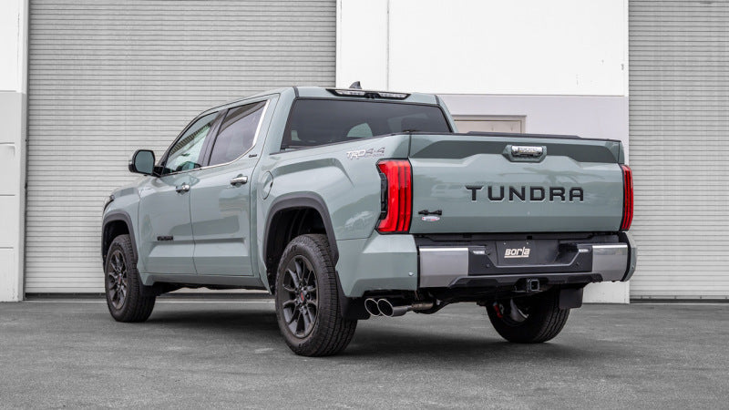 Borla 22-24 Toyota Tundra 3.4L V6 Hybrid Ext. Cab/Std Bed/145.7in WB ATAK Cat-Back | Chrome (140940)
