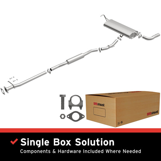 BRExhaust 2008-2010 Nissan Rogue 2.5L Direct-Fit Replacement Exhaust System