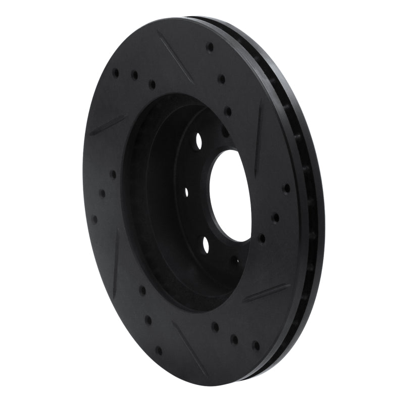 R1 Concepts Drilled & Slotted Front Brake Rotor | Honda Civic Wagon (83-05) (ECB-59018L)