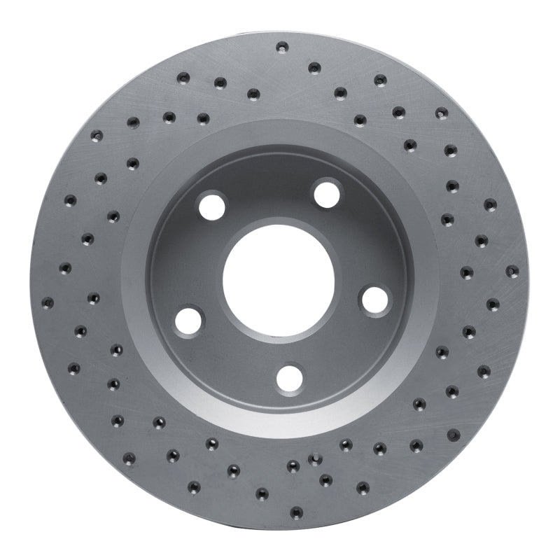 DFC Drilled Rotor (FRONT LEFT): Jeep Wrangler (07-18)