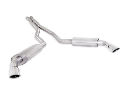 Stainless Works 3in Exhaust X-Pipe S-Tube Turbo Mufflers Polished Tips | Camaro (10-15) 6.2L (CA10CBL-LMF)