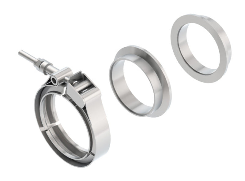 Borla SS 2.5in V-Band Clamp w/ Flanges | Universal (18008)
