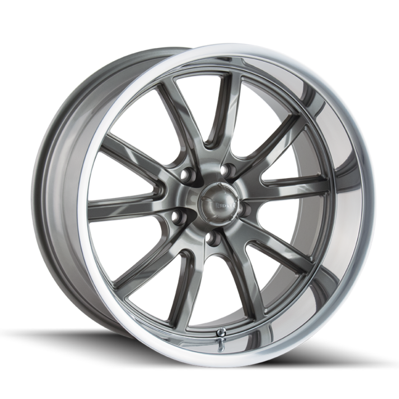 Ridler Wheels 650 Gloss Grey Polished | 20x10" +0mm | 5x127mm Wheel