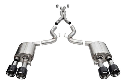 Corsa 20-22 Mustang GT500 3.0in Dual Rear Exit Catback w/ Tips | Ford Mustang (21292CF)