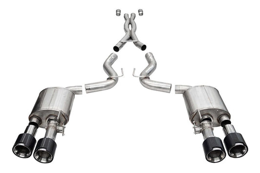 Corsa 20-22 Mustang GT500 3.0in Dual Rear Exit Catback w/ Tips | Ford Mustang (21292CF)