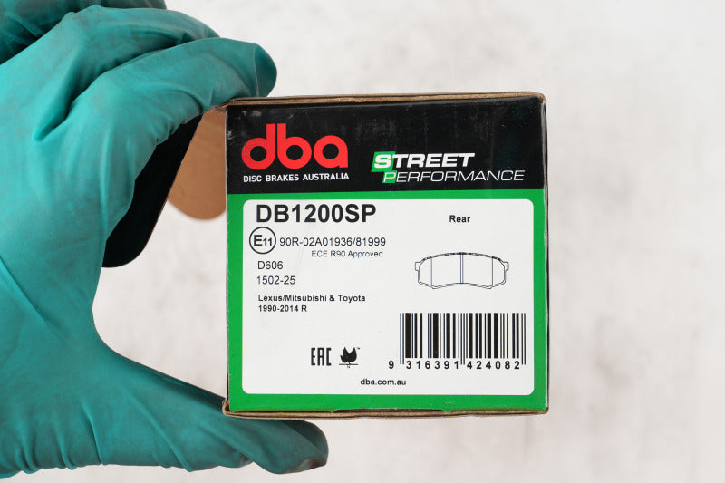 DBA SP500 Rear Street Performance Brake Pads | Toyota 4Runner (03-09) (DB1200SP)