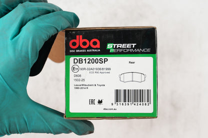 DBA SP500 Rear Street Performance Brake Pads | Toyota 4Runner (03-09) (DB1200SP)