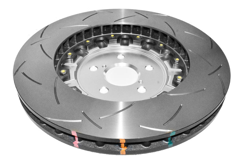 DBA 5000 Series T3 Slotted Front Rotor w/ Silver Hat | Lexus GS F (16-20) (DBA52788SLVS)