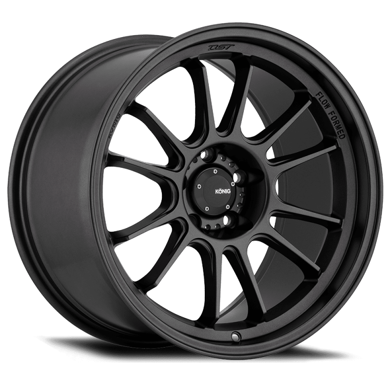 Konig Hypergram Matte Black | 17x8" +45mm | 4x100mm Wheel