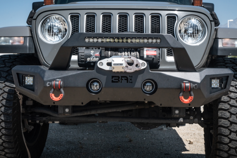Body Armor Orion Series Mid Width Front Bumper for 07+ Jeep JK/JL/JT JP-19536