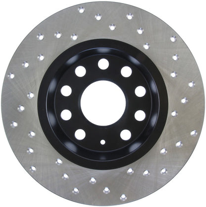 Stoptech 128.33131R Sport Cross-Drilled Disc Brake Rotors For Volkswagen Jetta