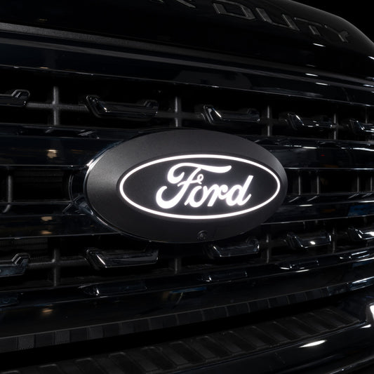 Putco 23-24 Ford Super Duty Front Luminix Ford Led Grille Emblems