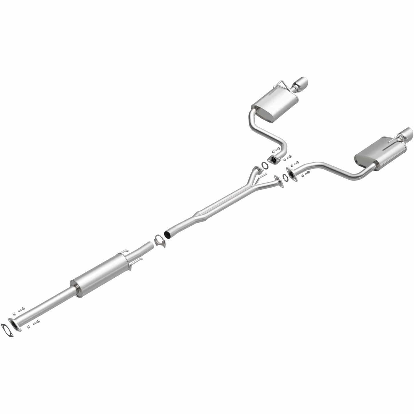BRExhaust 2009-2017 Nissan Maxima 3.5L Direct-Fit Replacement Exhaust System