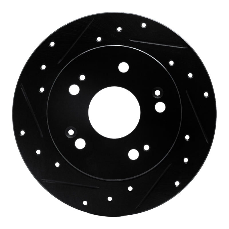 R1 Concepts Drilled & Slotted Rear Rotor | Acura ILX (97-15) (ECB-59024L)