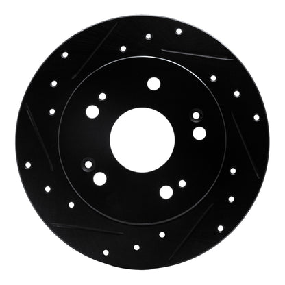 R1 Concepts Drilled & Slotted Rear Rotor | Acura ILX (97-15) (ECB-59024L)
