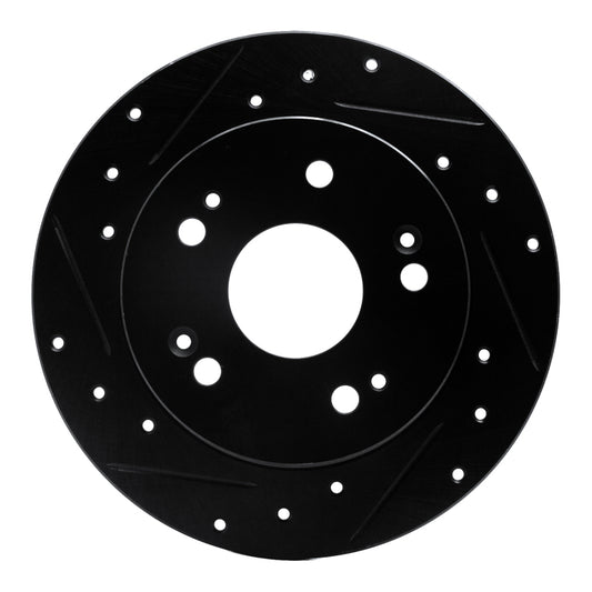 R1 Concepts Drilled & Slotted Rear Rotor | Acura ILX (97-15) (ECB-59024L)