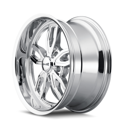 (set of 4) Ridler Wheels 608 Chrome | 20x8.5" +0mm | 5x127mm Wheels