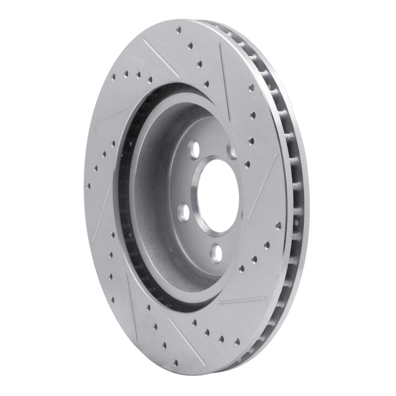 DFC Front Left D&S Silver Brake Rotor: Chrysler 300 (05-23)