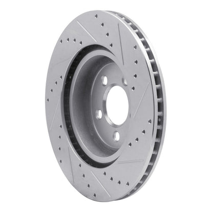 DFC Front Left D&S Silver Brake Rotor: Chrysler 300 (05-23)