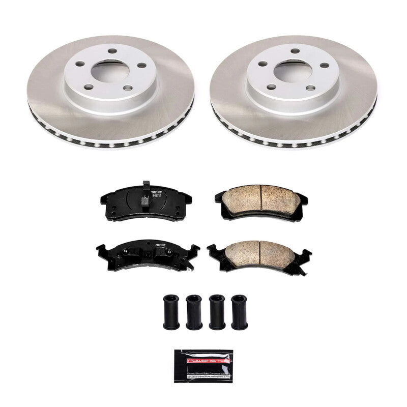 PowerStop 95-05 Pontiac Sunfire Front Semi-Coated Rotor Kit (SC3156)
