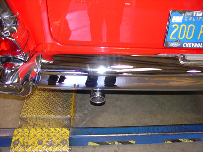 Flowmaster 55-57 Chevy 2.5in SS Crossmember-Back Exhaust For GM (817174)