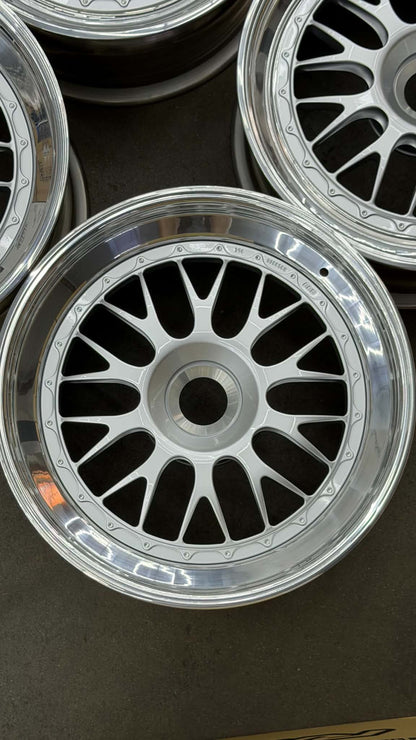 BBS E88 19x9.5 +41, 19x12.5 +41 CL Silver (SET)