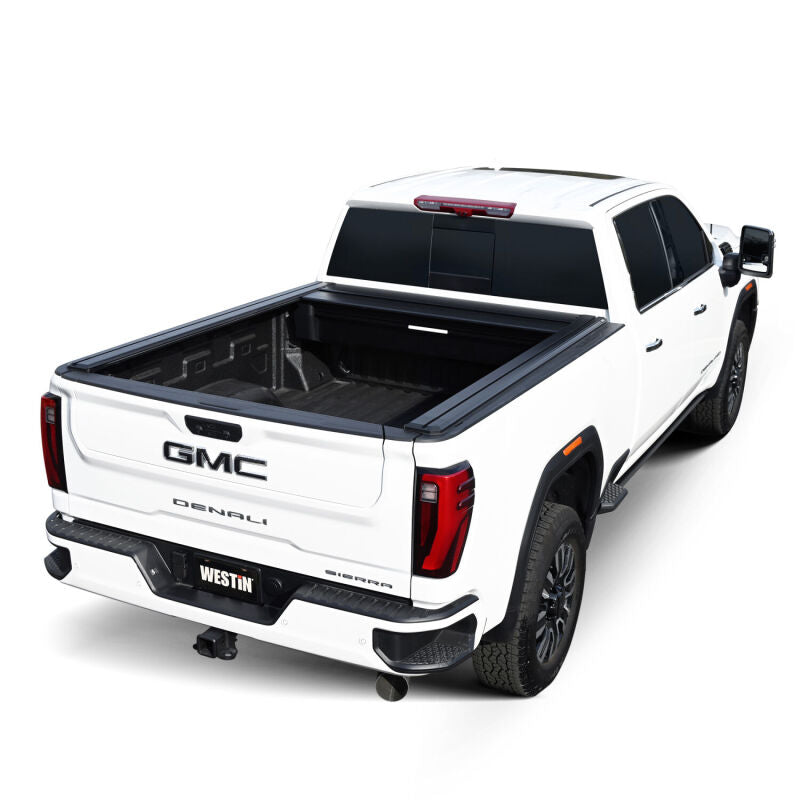 Westin 19-53995 Electric Retractable Tonneau Cover 20+ Silver/Sierra 2500HD 6.5'