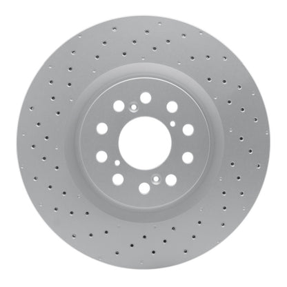 DFC 17-25 GeoSPEC Drilled Coated Rotor | Honda Civic X/Type R (16-22) (624-59065)