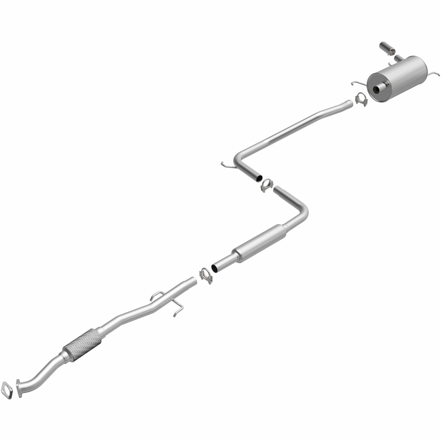 BRExhaust Direct-Fit Replacement Exhaust System 106-0581