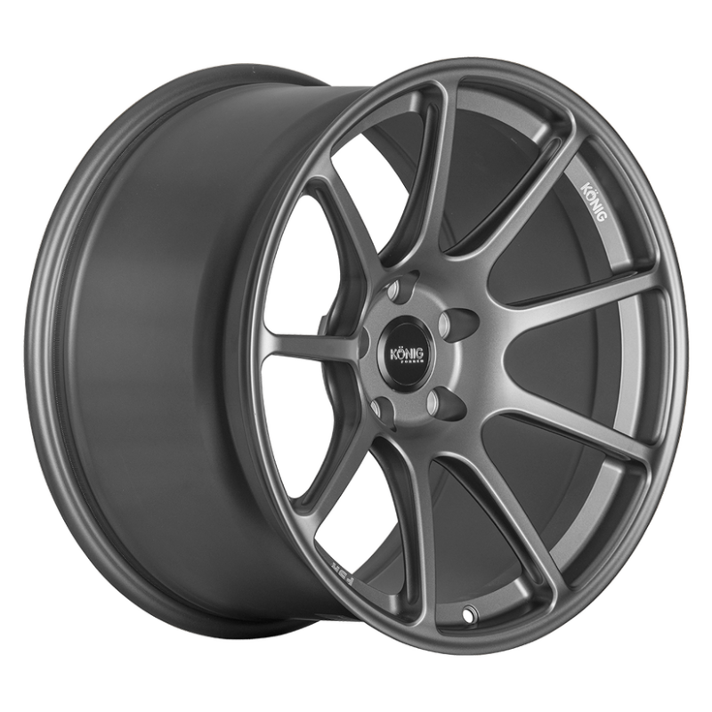 (set of 4) Konig F5R Ash Silver | 18x8.5" +42mm | 5x114.3mm Wheel