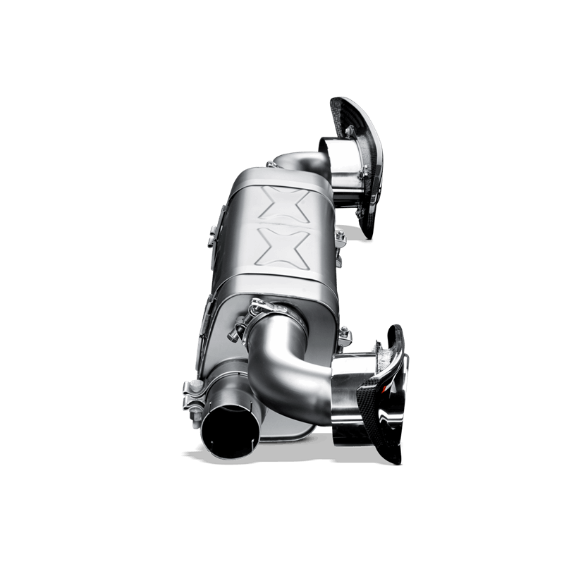 Akrapovic Porsche 911 Turbo / Turbo S (997.2) Slip-On Line (Titanium) w/ Titanium Tips
