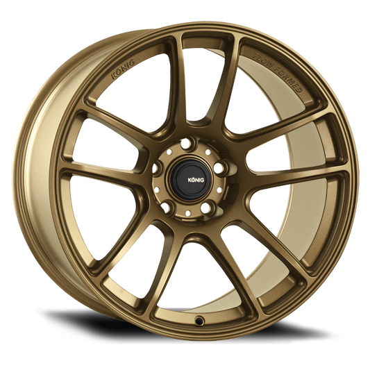 Konig Heliogram Matte Bronze | 15x9" +35mm | 4x100mm Wheel