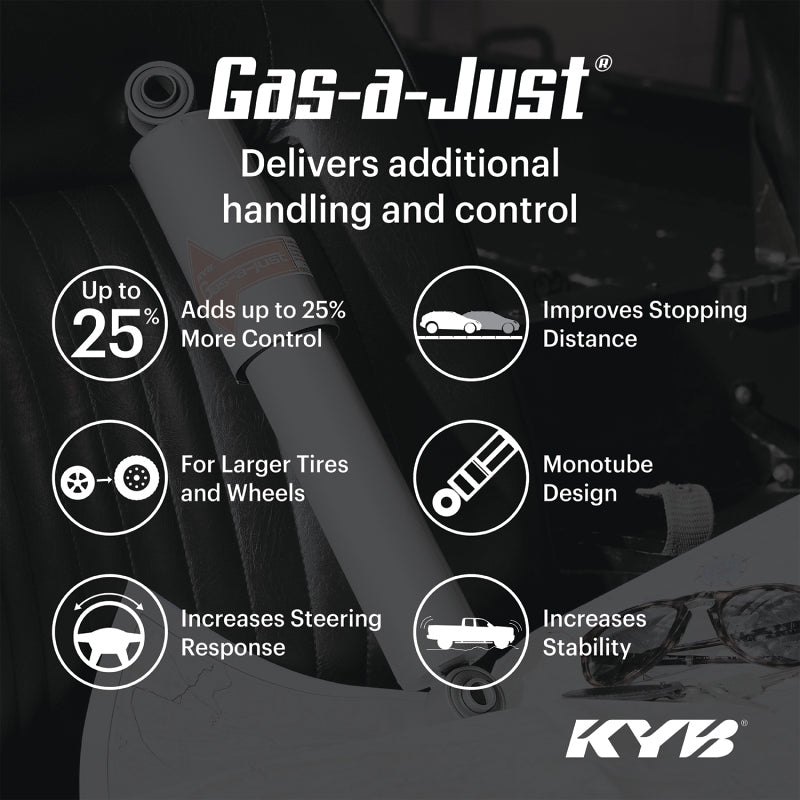 KYB Shocks & Struts Gas-A-Just Rear DODGE Dakota 1987-96