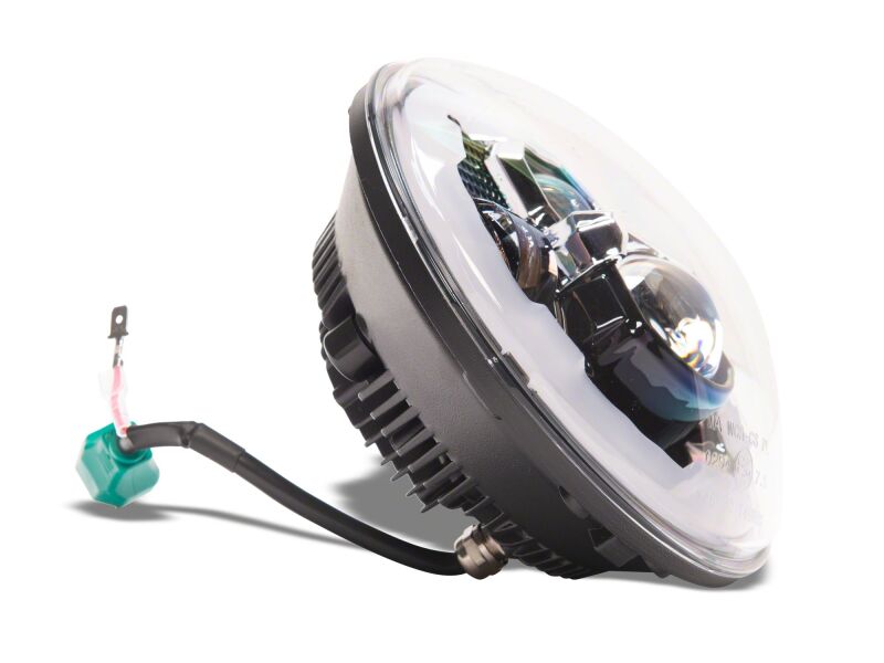 Raxiom 07-18 Jeep Wrangler Axial 7-Inch LED Headlights w/ DRL Black Housing (J178741)