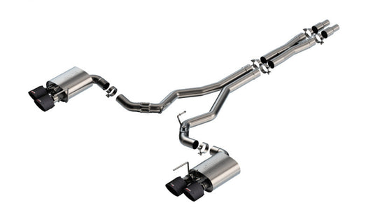 Borla CF ATAK Cat-Back Exhaust | Ford Mustang Dark Horse (24) (140965CFBA)