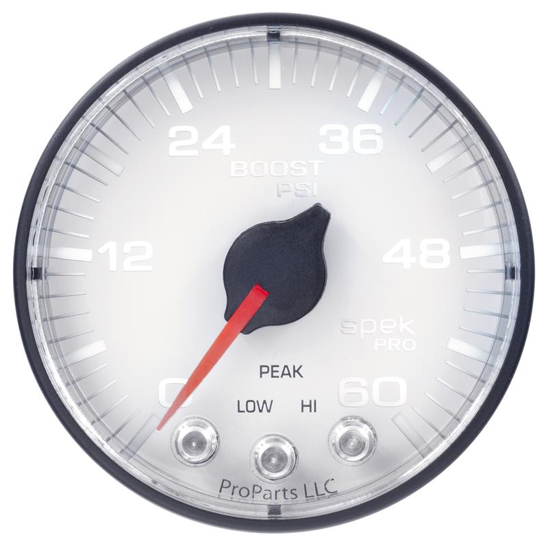 Autometer Spek-Pro 2 & 1/16" Boost Gauge 60PSI