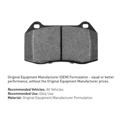 R1 Concepts 04-10 BMW M3 Front OE Brake Pads & Hardware Kit | BMW M3 (2551-0946-01)