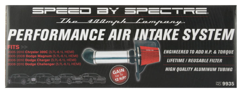 Spectre 05-10 Chrysler 300C V8-5.7/6.1L F/I Air Intake Kit | Chrysler 300C (9935)