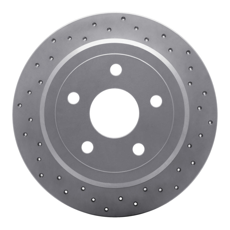 DFC Drilled Geoperformance Rotor (REAR RIGHT): Jeep Wrangler (07-18)