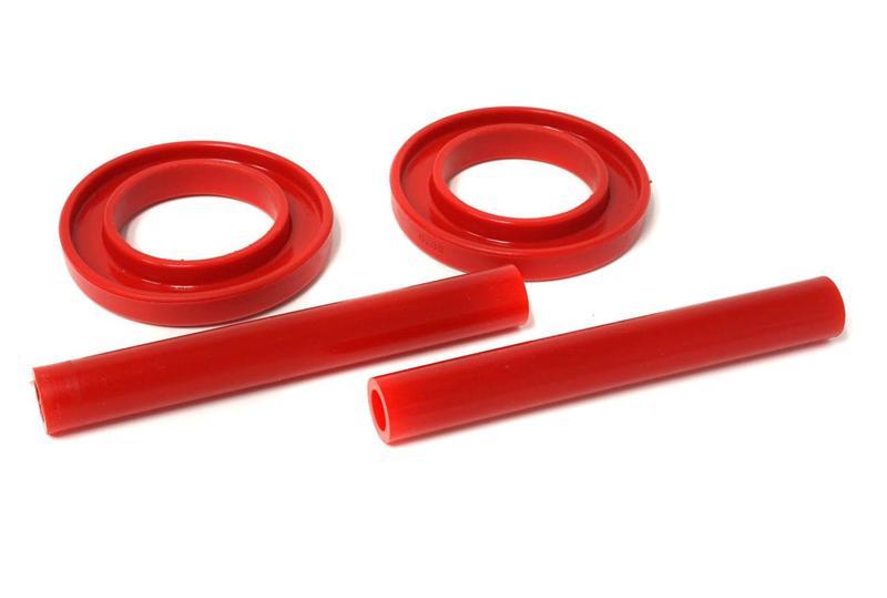 Energy Suspension Coil Spring Isolator Set - Red