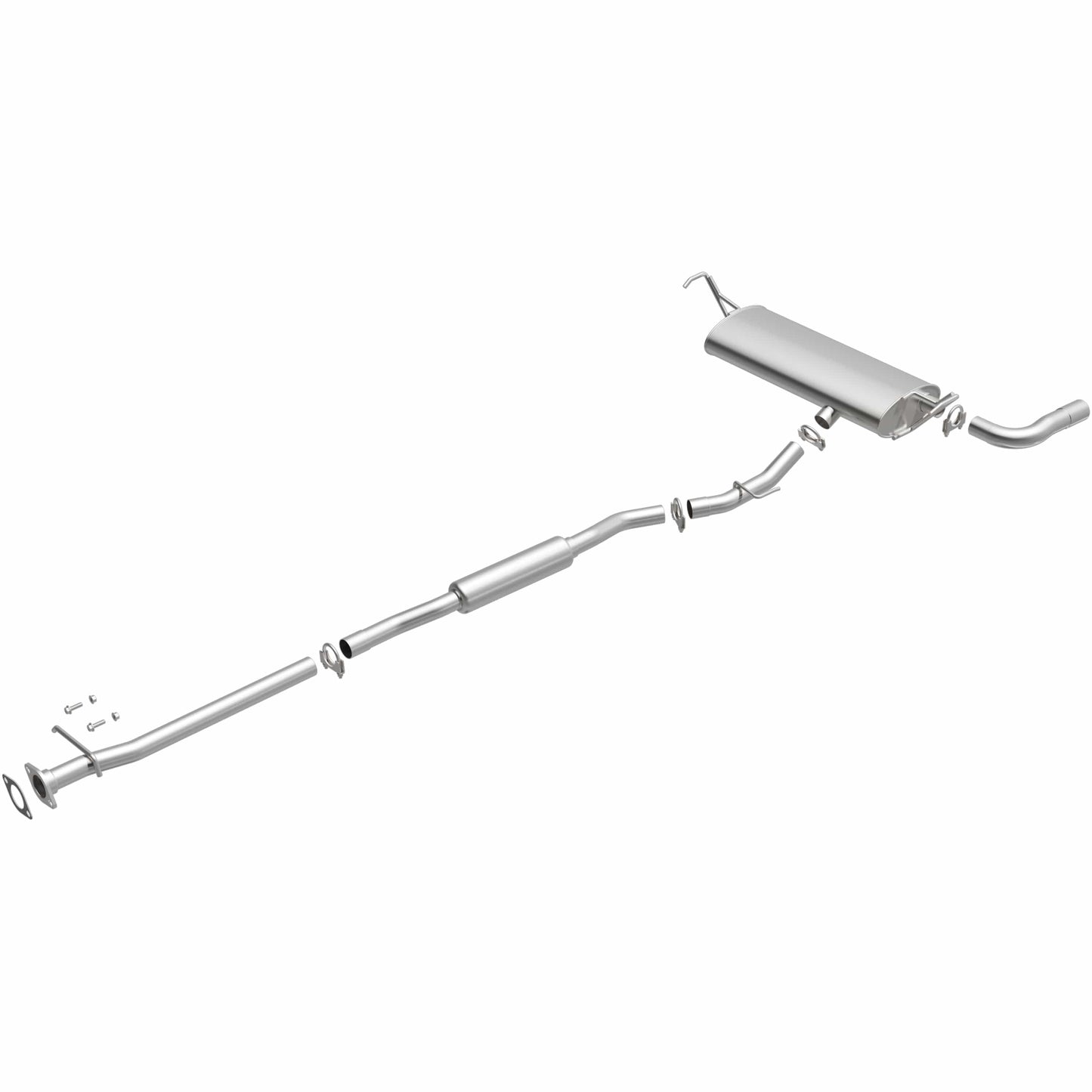 BRExhaust 2008-2010 Nissan Rogue 2.5L Direct-Fit Replacement Exhaust System