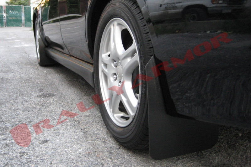 Rally Armor Basic Black Mud Flaps | Subaru WRX / STI / RS / 2.5i (02-07)