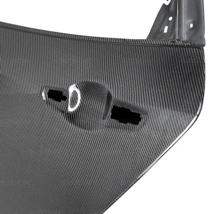 Seibon OE Style Gloss Carbon Fiber Rear Doors | Honda Civic (17) (DD17HDCVR-R)