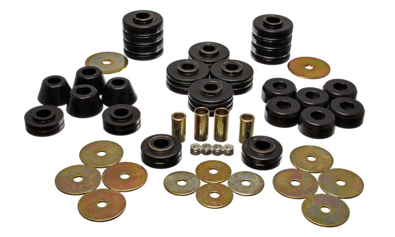 Energy Suspension 3.4105G Body Cab Mount Set - Black For 1973-1974 Chevy Blazer