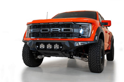 Addictive Desert Designs 2021+ Ford Raptor Bomber Front Bumper w/ 3 Baja Designs LP6 Light Mounts