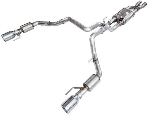 AWE Tuning Gen 3 Raptor R SwitchPath Exhaust - Chrome Silver Tips (3025-32852)