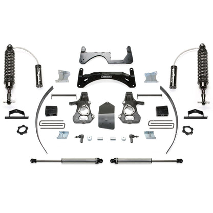 Fabtech 6in Basic Suspension System w/ Dual 2.5in & 2.25in DLSS w/ OE Forged Steel Upper Control Arms | GM C/K1500 Pickup (14-18) (K1112DL)