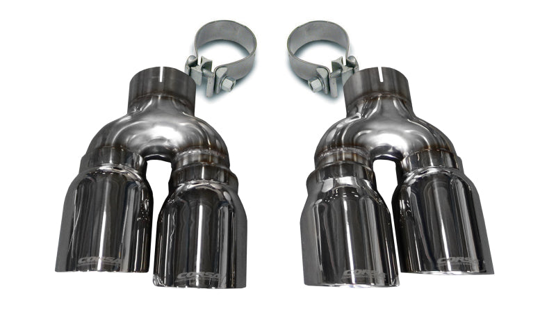 CORSA Replacement / 4.0 in Twin Tip Kit | Cadillac ATS-V, BMW M6, M10 CORSA Systems (14479)