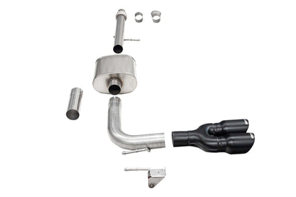 CORSA 3.0in Catback F&R Axle Exit Exhaust | Silverado 14-16 (21310BPC)